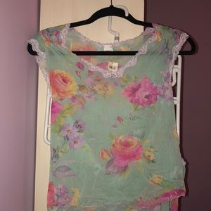 express floral pajamas